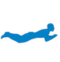 Man swimming breaststroke